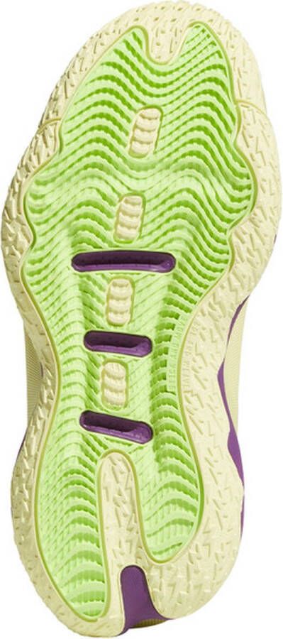 adidas Dame 8 Schoenen Sportschoenen Volleybal Indoor geel paars