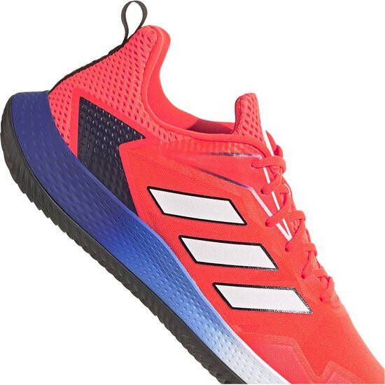 adidas Defiant Speed Tennisschoenen Fluo Oranje Blauw