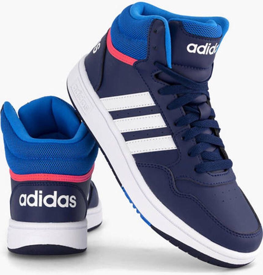 Adidas Perfor ce Hoops Mid Schoenen Kinderen Blauw