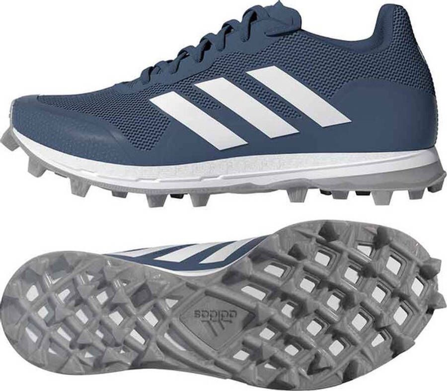 Adidas Fabela Zone 2.1 Dames Sportschoenen Korfbal Gras Blue White - Foto 10