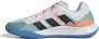 Adidas Forcebounce 2.0 Sportschoenen Volleybal Indoor wit blauw - Thumbnail 6