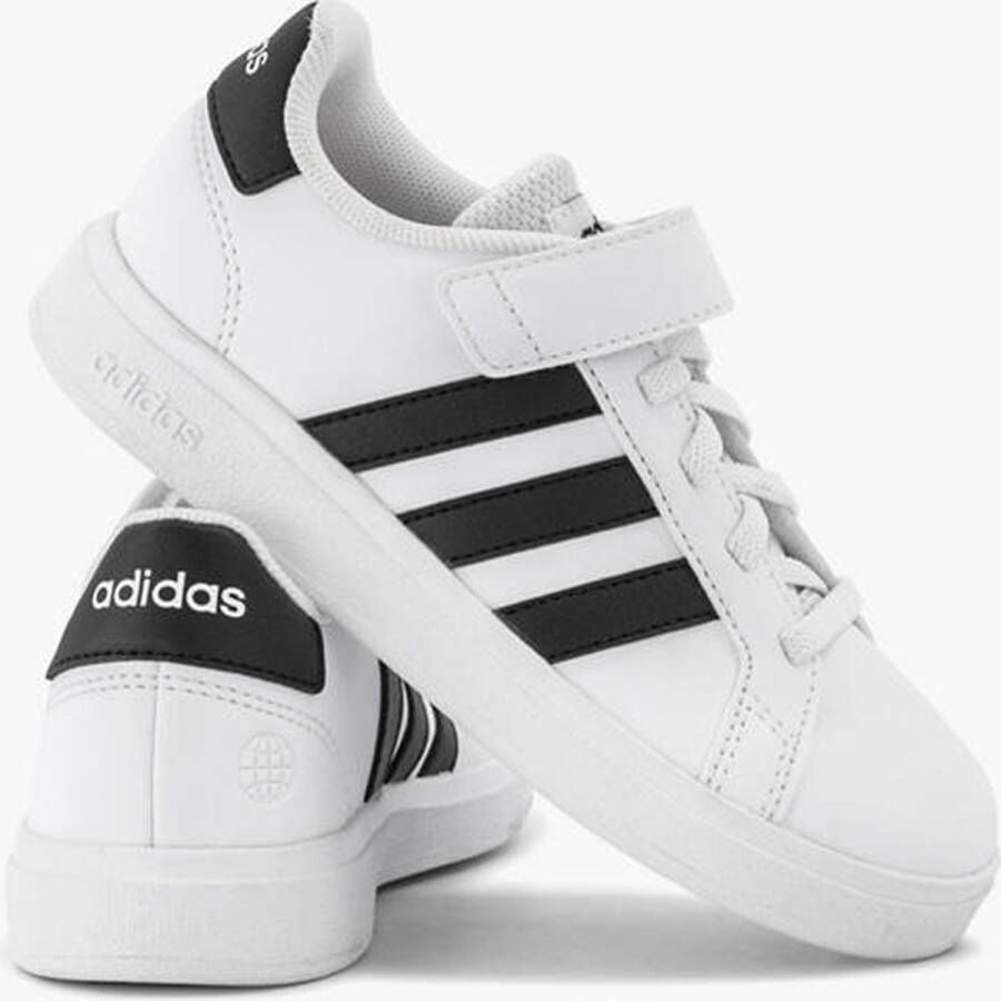 adidas Grand Court 2.0 kinder sneakers wit