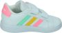 Adidas grand court 2.0 sneakers wit roze kinderen - Thumbnail 7