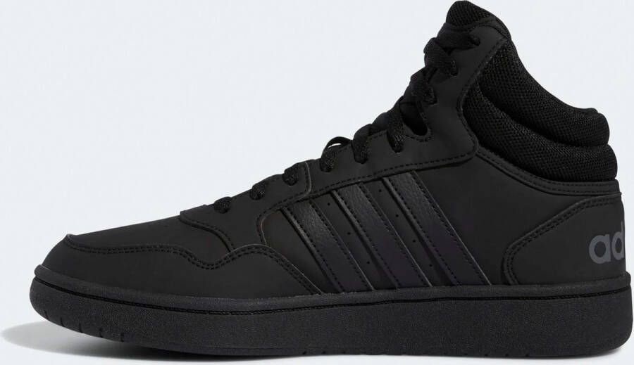 adidas Hoops 3.0 Mid Heren Sneakers Core Black Core Black Grey Six