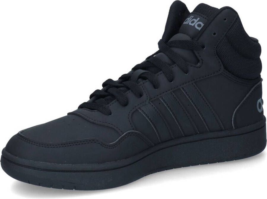adidas Hoops 3.0 Mid Heren Sneakers Core Black Core Black Grey Six