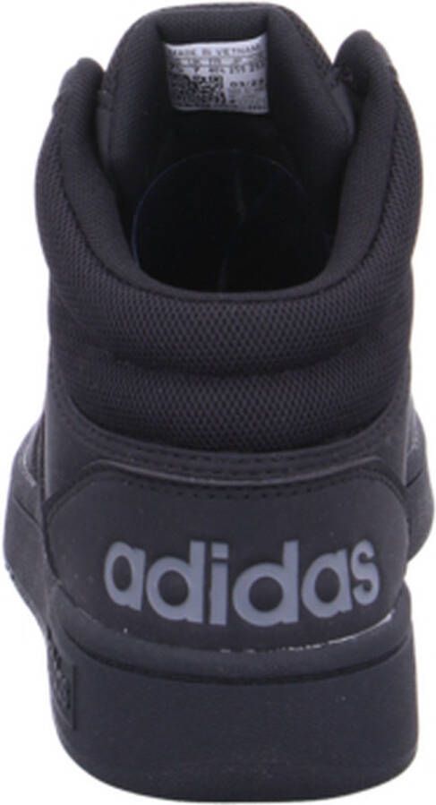 adidas Hoops 3.0 Mid Heren Sneakers Core Black Core Black Grey Six