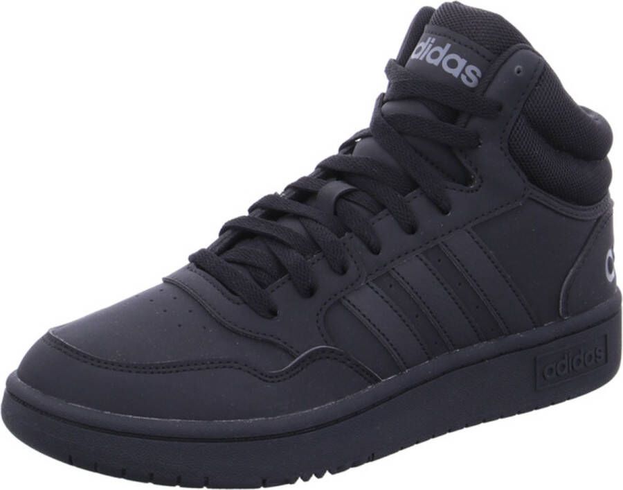 adidas Hoops 3.0 Mid Heren Sneakers Core Black Core Black Grey Six