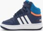 Adidas SPORTSWEAR Hoops Mid 3.0 AC Trainers Baby Dark Blue Rush Turbo - Thumbnail 9