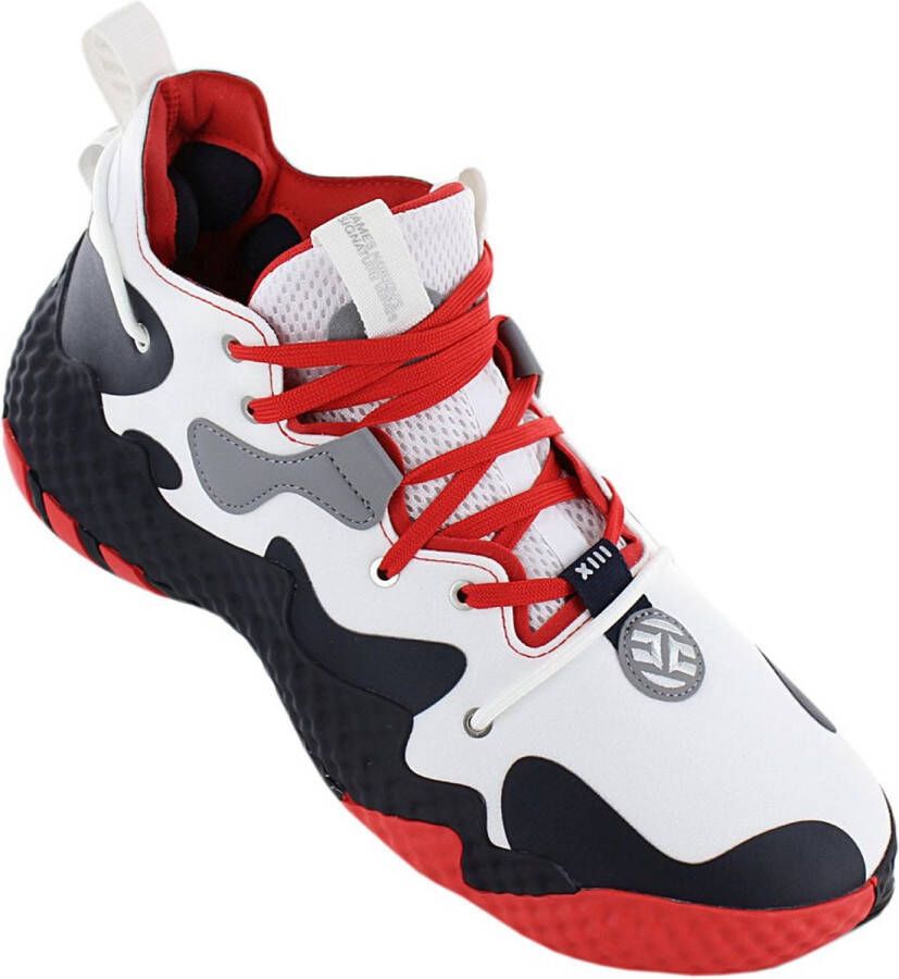 adidas James Harden Vol. 6 Heren Sneaker Basketbalschoenen Sneakers Wit-Blauw GV9081