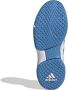 Adidas Perfor ce Ligra 7 zaalsportschoenen wit oranje blauw groen - Thumbnail 6
