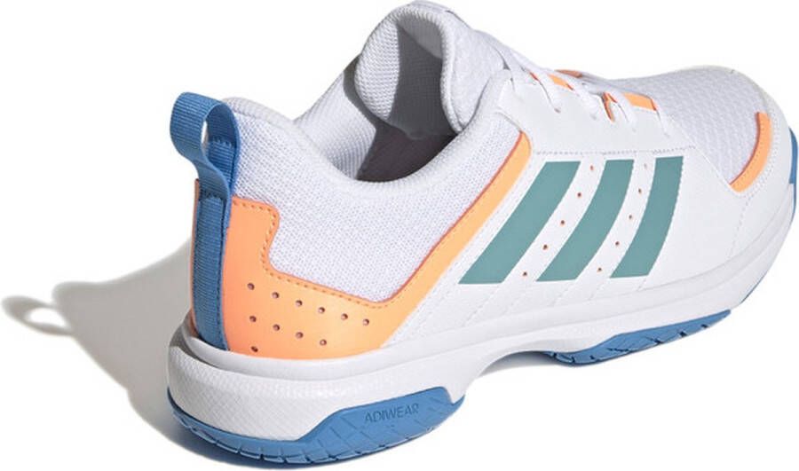 Adidas Performance Ligra 7 zaalsportschoenen wit oranje blauw groen - Foto 8