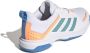 Adidas Perfor ce Ligra 7 zaalsportschoenen wit oranje blauw groen - Thumbnail 8