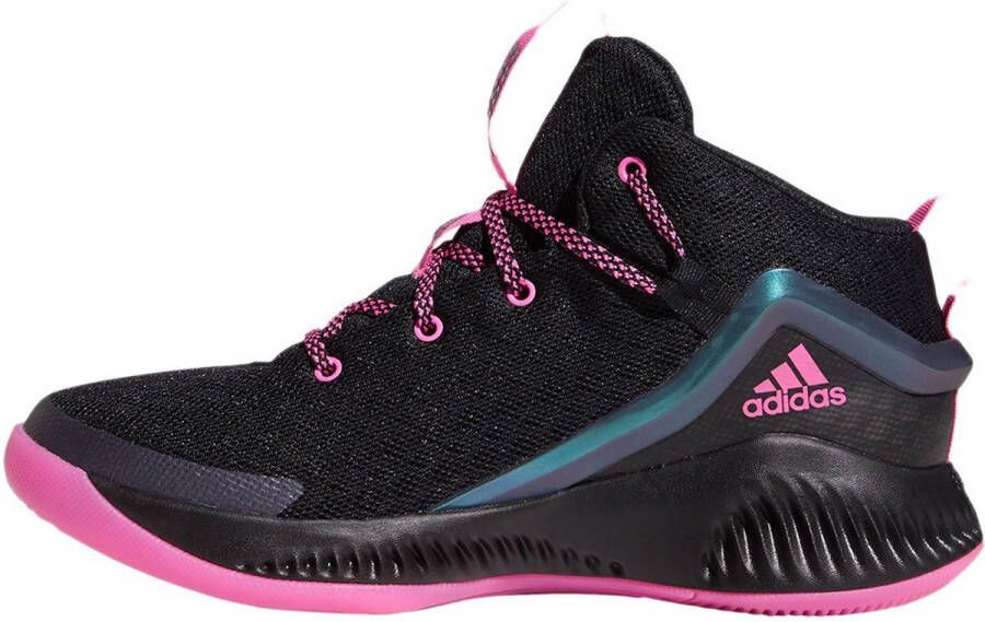 adidas Lockdown Junior Basketbalschoenen Black Kinderen