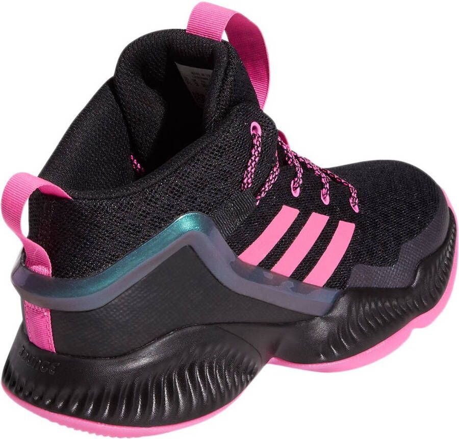 adidas Lockdown Junior Basketbalschoenen Black Kinderen