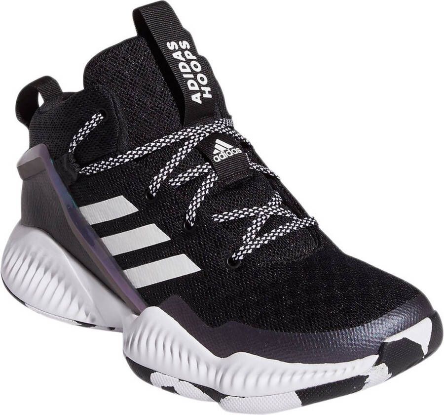 adidas Lockdown Junior Basketbalschoenen Blauw