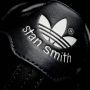 Adidas Stan Smith J Lage sneakers Leren Sneaker Meisjes Zwart - Thumbnail 5