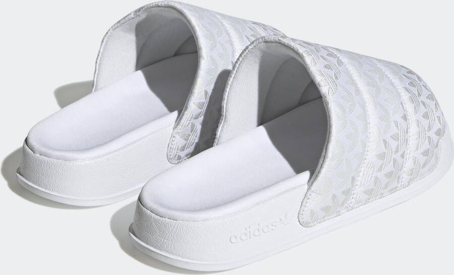adidas Originals adilette Essential Badslippers Dames Wit