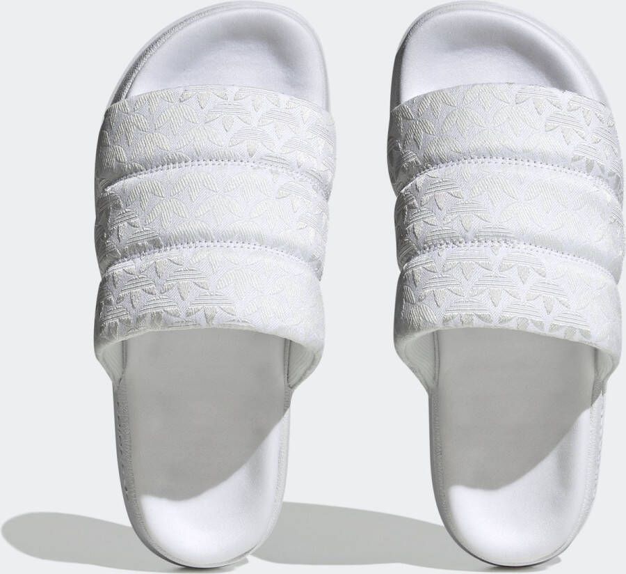 adidas Originals adilette Essential Badslippers Dames Wit