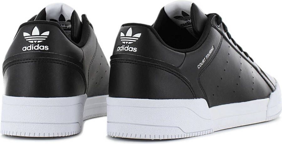 adidas Originals Court Tourino Schuh Heren Sneakers Schoenen Zwart H02176