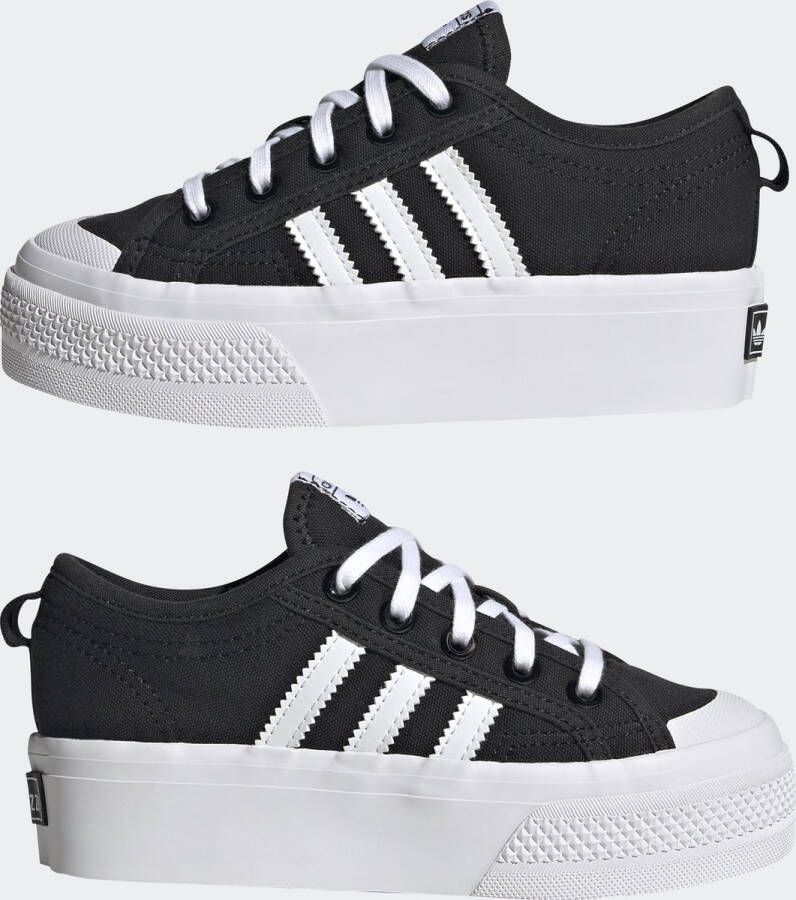 adidas Originals Nizza Platform Schoenen Kinderen Zwart