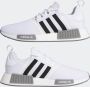 Adidas Originals Nmd_R1 Primeblue Witte Sneakers met Zwarte Inzetstukken White - Thumbnail 10