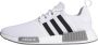 Adidas Originals Nmd_R1 Primeblue Witte Sneakers met Zwarte Inzetstukken White - Thumbnail 11