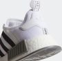 Adidas Originals Nmd_R1 Primeblue Witte Sneakers met Zwarte Inzetstukken White - Thumbnail 8
