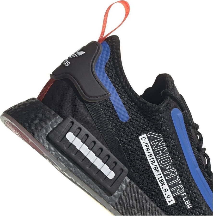 adidas Originals NMD R1 Spectoo NASA Heren Sneakers Sportschoenen Schoenen Zwart FZ3201