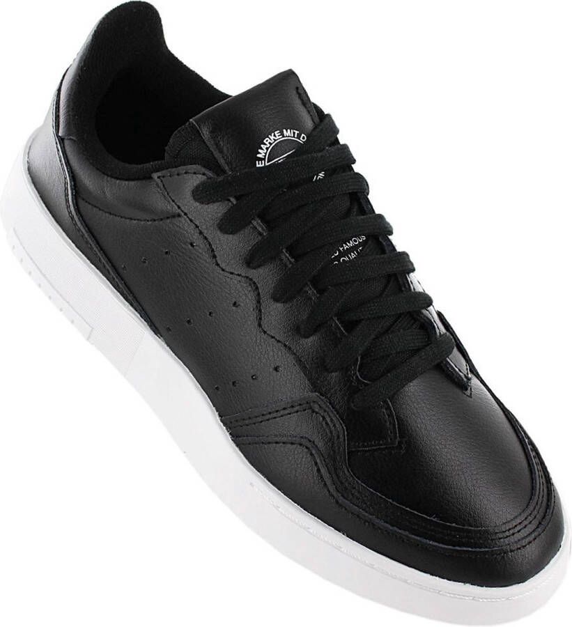adidas Originals Supercourt Dames Sneakers Sport Casual Schoenen Leer Zwart EE7727