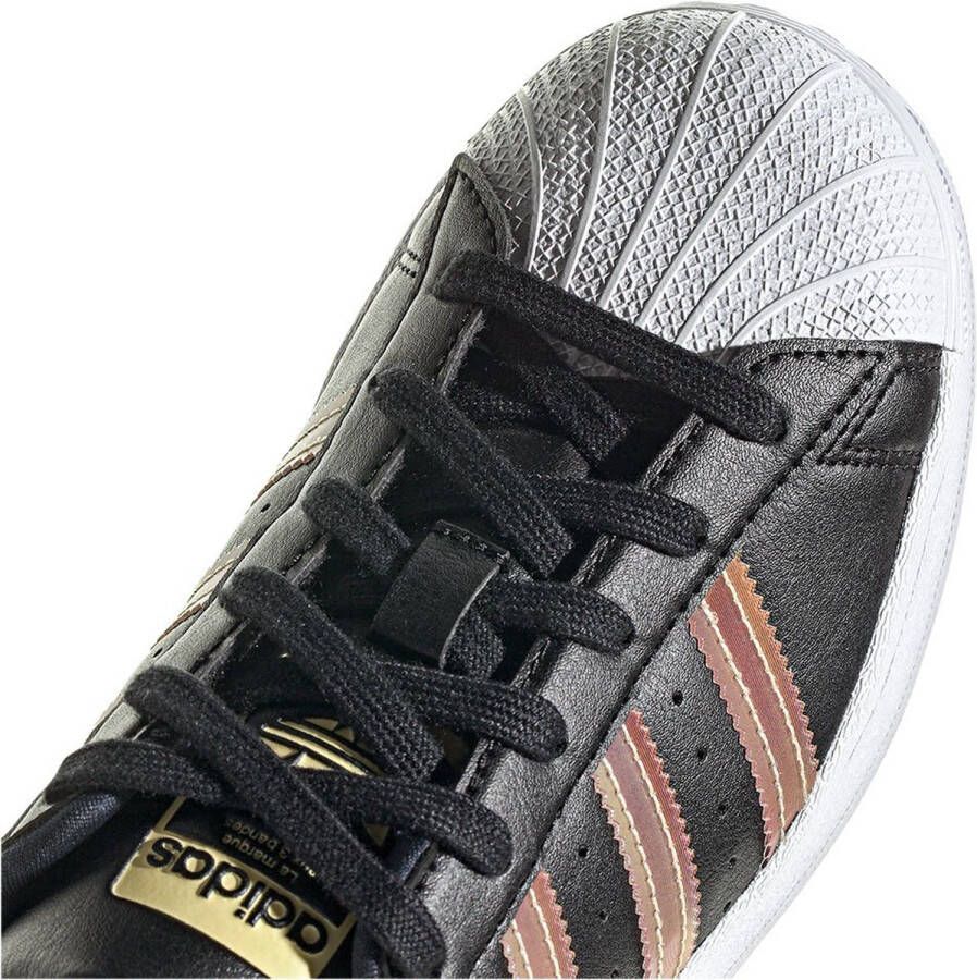 Adidas originals online superstar junior black