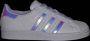 Adidas Witte Superstar Lage Sneakers met Holografische Accenten White - Thumbnail 12