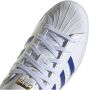 Adidas ORIGINALS Superstar Sneakers Ftwr White Semi Lucid Blue Gold Metalic Dames - Thumbnail 6