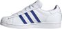 Adidas ORIGINALS Superstar Sneakers Ftwr White Semi Lucid Blue Gold Metalic Dames - Thumbnail 10