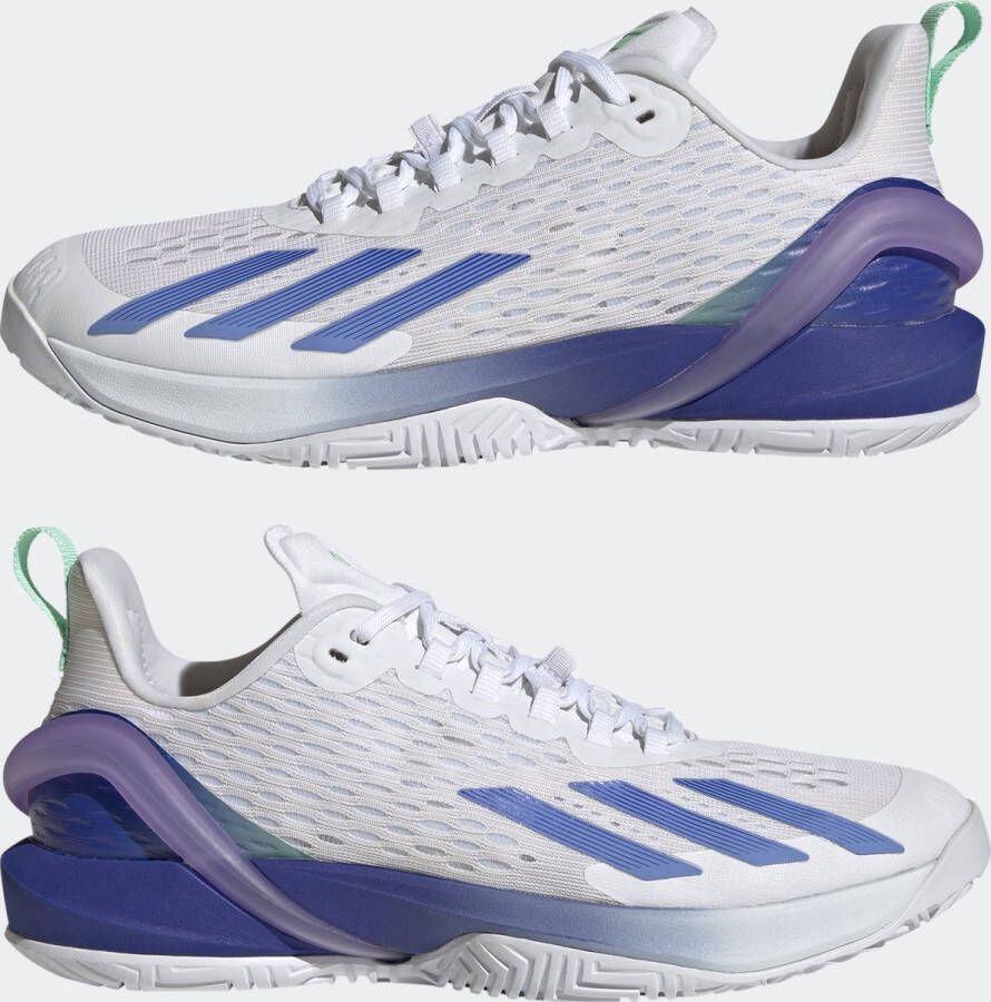 adidas Performance adizero Cybersonic Tennis Schoenen Dames Wit