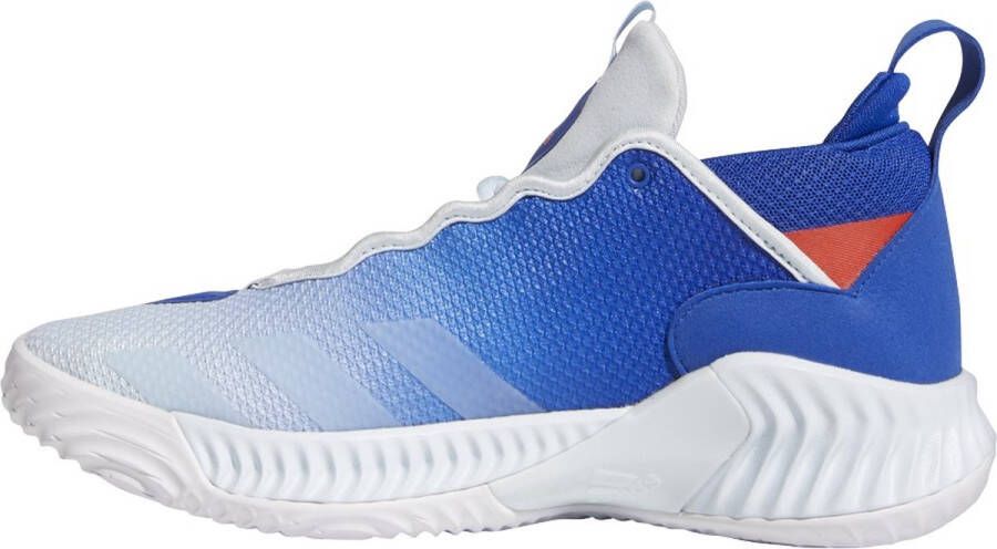 adidas Performance Court Vision 3 De schoenen van het basketbal Gemengde volwassene Blauwe