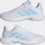 Adidas Court Jam Control Indoor Dames Sportschoenen Tennis White Blue - Thumbnail 6