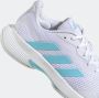 Adidas Court Jam Control Indoor Dames Sportschoenen Tennis White Blue - Thumbnail 9