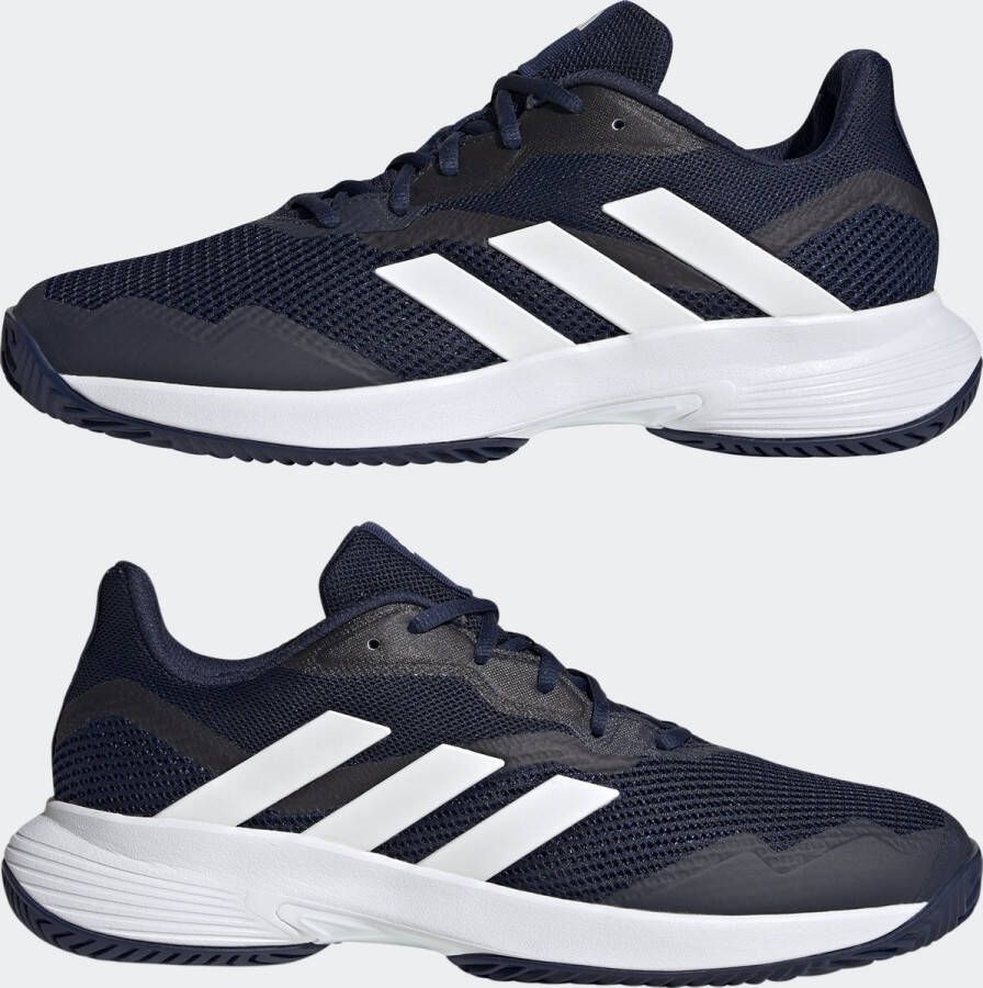 adidas Performance Courtjam Control Tennisschoenen Unisex Blauw