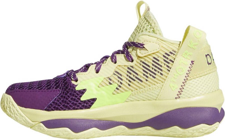 adidas Performance Dame 8 C De schoenen van het basketbal Gemengd kind Geel