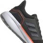 Adidas Performance EQ19 hardloopschoenen antraciet grijs oranje - Thumbnail 8