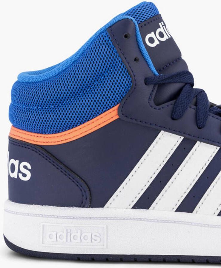 adidas Performance Hoops Mid Schoenen Kinderen Blauw