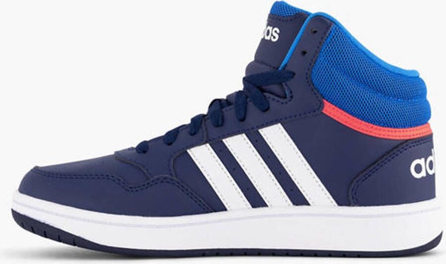 adidas Performance Hoops Mid Schoenen Kinderen Blauw