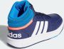 Adidas Perfor ce Hoops Mid Schoenen Kinderen Blauw - Thumbnail 14