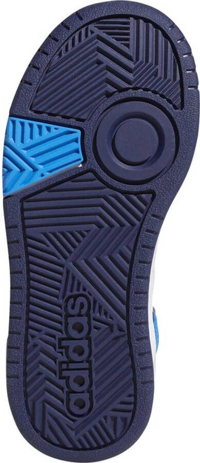 adidas Performance Hoops Mid Schoenen Kinderen Blauw