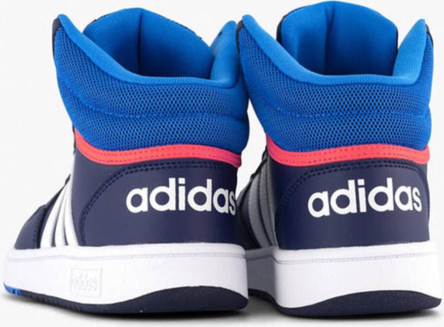 adidas Performance Hoops Mid Schoenen Kinderen Blauw