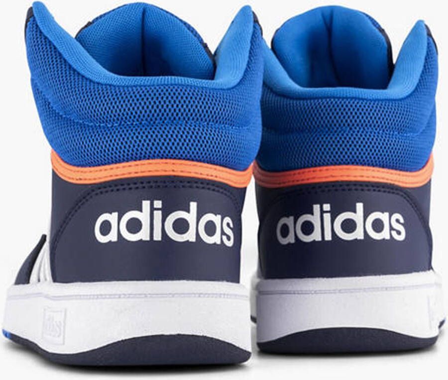 adidas Performance Hoops Mid Schoenen Kinderen Blauw