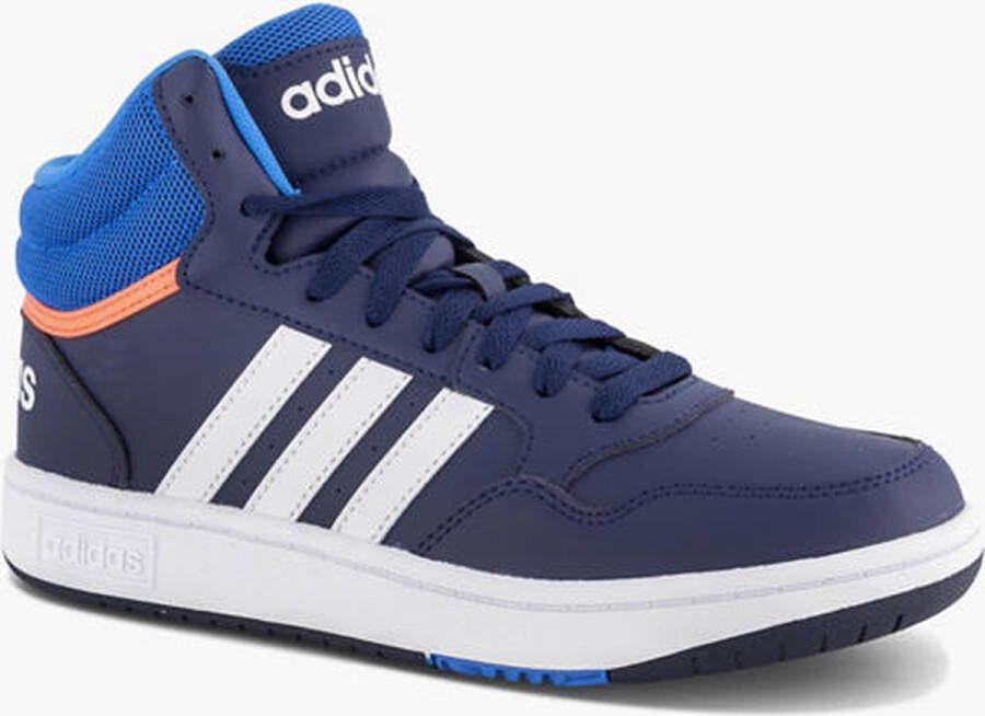adidas Performance Hoops Mid Schoenen Kinderen Blauw