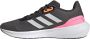 Adidas Performance Runfalcon 3.0 hardloopschoenen grijs wit roze - Thumbnail 6