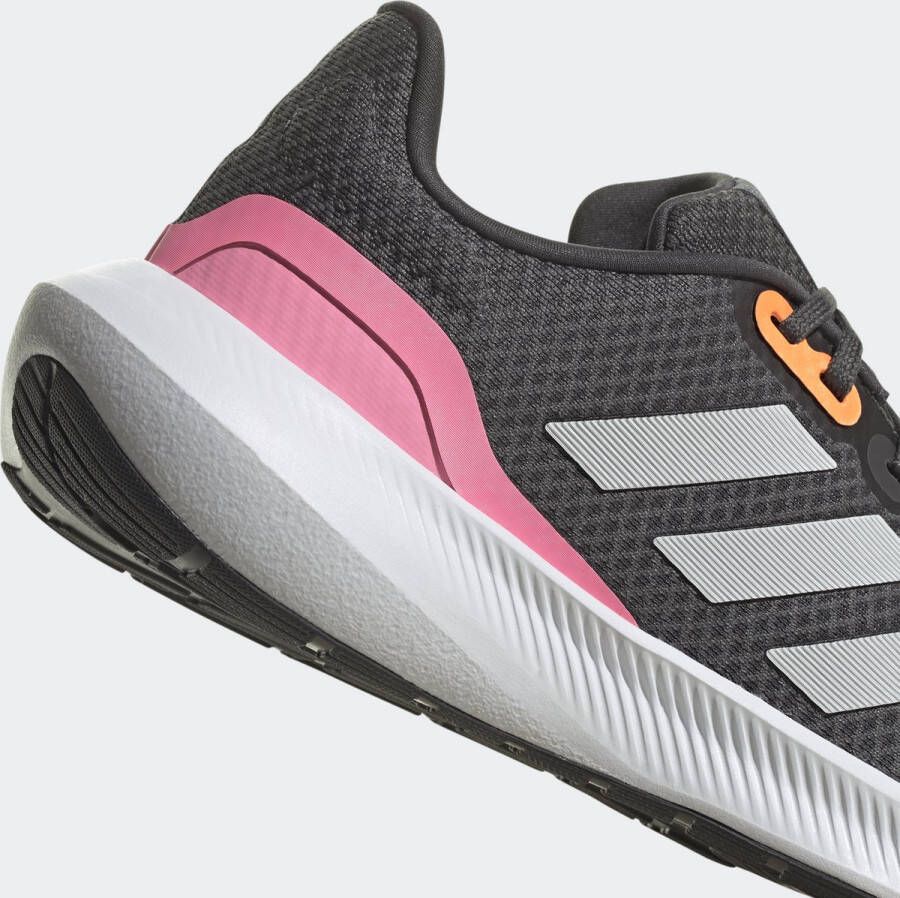 Adidas Perfor ce Runfalcon 3.0 hardloopschoenen grijs wit roze - Foto 6