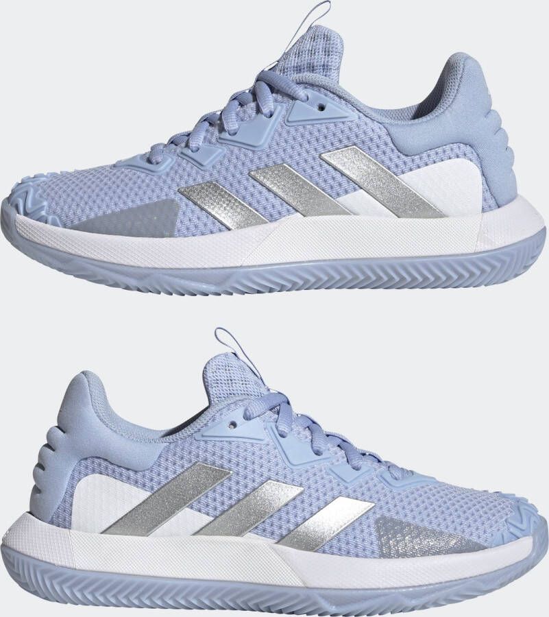 adidas Performance SoleMatch Control Tennis Schoenen Dames Blauw